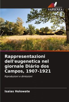 Cover Rappresentazioni dell'eugenetica nel giornale Diário dos Campos, 1907-1921
