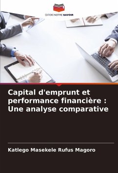 Capital d'emprunt et performance financière : Une analyse comparative - Magoro, Katlego Masekele Rufus