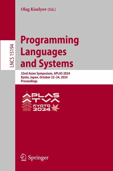 Programming Languages and Systems Programming Languages and Systems