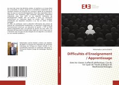 Difficultés d¿Enseignement / Apprentissage - Diakité, Mahamadou Lamine