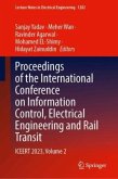 Proceedings of the International Conference on Information Control, Electrical Engineering and Rail Transit