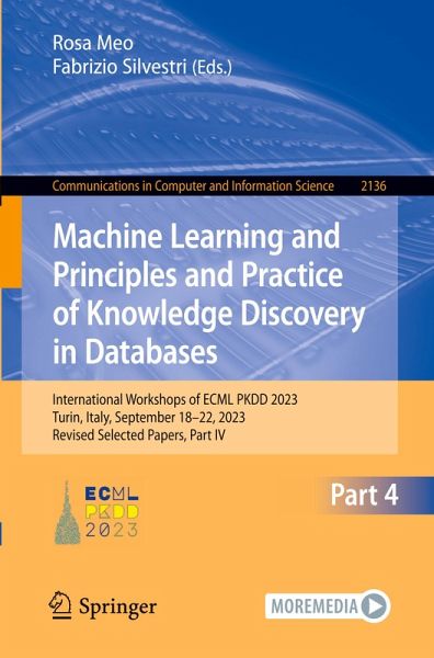 Machine Learning and Principles and Practice of Knowledge Discovery in Databases Machine Learning and Principles and Practice of Knowledge Discovery in Databases