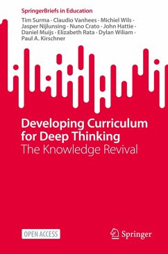 Cover Developing Curriculum for Deep Thinking