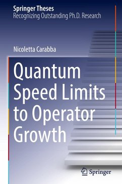 Quantum Speed Limits to Operator Growth - Carabba, Nicoletta