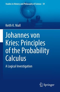 Cover Johannes von Kries: Principles of the Probability Calculus