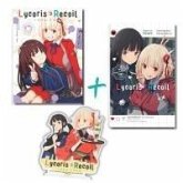 Lycoris Recoil Bundle: Manga + Roman + Acrylfigur