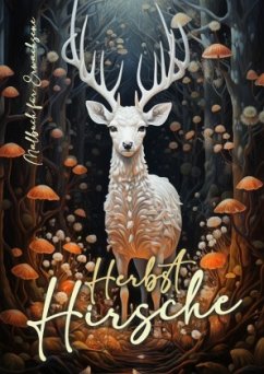 Cover Herbst Hirsche Malbuch für Erwachsene