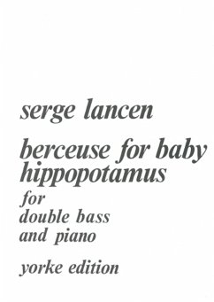 Cover Berceuse for Baby Hippopotamus for double bass and piano