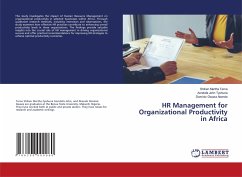 HR Management for Organizational Productivity in Africa - Terna, Shihen Martha;Tyohuna, Aondofa John;Akende, Dominic Gwaza