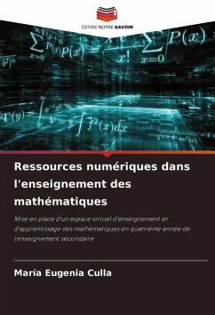 Ressources numériques dans l'enseignement des mathématiques - Culla, María Eugenia