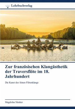 Cover Zur französischen Klangästhetik der Traversflöte im 18. Jahrhundert