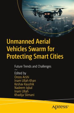Cover Unmanned Aerial Vehicles Swarm for Protecting Smart Cities