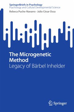 The Microgenetic Method (eBook, PDF) - Puche-Navarro, Rebeca; César Ossa, Julio