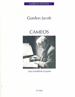 Cover Cameos for bass trombone and wind orchestra for bass trombone and piano