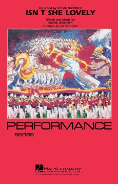 Cover Stevie Wonder, Isn't She Lovely Marching Band Partitur + Stimmen