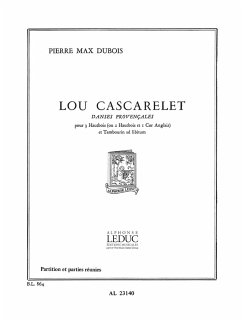 Cover Lou Cascarelet Danses provencales pour 3 hautbois et tambourin ad lib partition et parties
