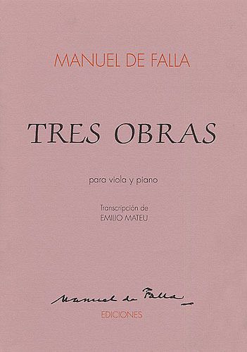 3 obras para viola y piano