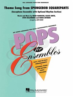 Theme Song From Spongebob Squarepants Saxophonquartett Partitur + Stimmen