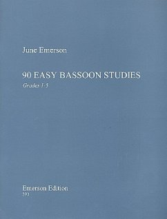 Cover 90 easy bassoon studies grade 1-5