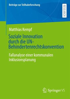 Cover Soziale Innovation durch die UN-Behindertenrechtskonvention