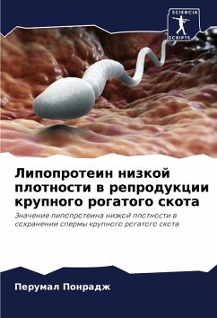 Lipoprotein nizkoj plotnosti w reprodukcii krupnogo rogatogo skota - Ponradzh, Perumal