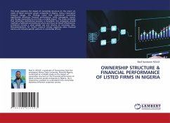 OWNERSHIP STRUCTURE & FINANCIAL PERFORMANCE OF LISTED FIRMS IN NIGERIA - ADULE, Basil Aondoaver