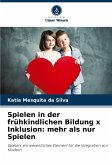 Spielen in der frühkindlichen Bildung x Inklusion: mehr als nur Spielen Spielen in der frühkindlichen Bildung x Inklusion: mehr als nur Spielen