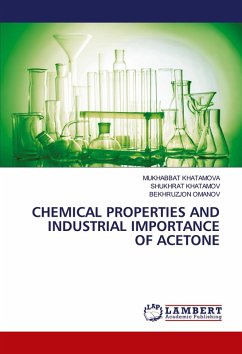 Cover CHEMICAL PROPERTIES AND INDUSTRIAL IMPORTANCE OF ACETONE