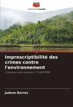Cover Imprescriptibilité des crimes contre l'environnement