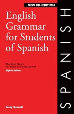 Cover English Grammar for Students of Spanish 8th edition