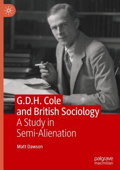 Cover G.D.H. Cole and British Sociology