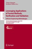 Leveraging Applications of Formal Methods, Verification and Validation. Software Engineering Methodologies