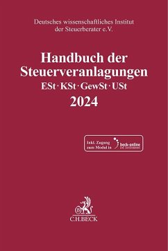 Cover Handbuch der Steuerveranlagungen