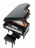 Spieluhr Flügel mit Sitzbank Für Elise mit Geschenkbox 24 x 14 x 11 cm