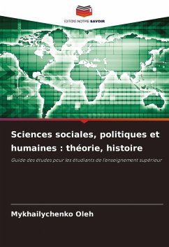 Cover Sciences sociales, politiques et humaines : théorie, histoire