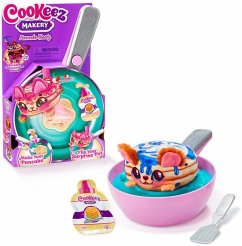 Cover Moose Toys 300186 - Cookeez Makery: Pancake Treatz Spielset, Duftende Pfannkuchen-Plüschfiguren, Interaktiv