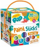 Paint Pop 362203 - Paint Pop: Paint Sticks 20-Pack Fun Tub, klassische Farben