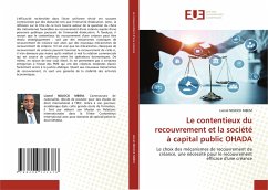 Cover Le contentieux du recouvrement et la société à capital public OHADA