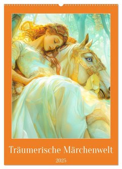 Träumerische Märchenwelt (Wandkalender 2025 DIN A2 hoch), CALVENDO Monatskalender