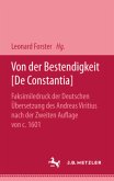 Von der Bestendigkeit [De Constantia]