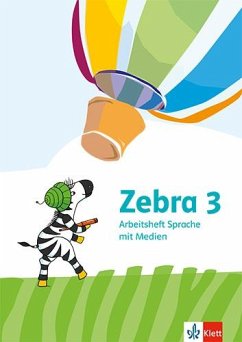Cover Zebra 3. Arbeitsheft Sprache mit Medien Klasse 3