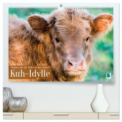 Kuh-Idylle: Suchen Sie die Ruhe in der Natur? (hochwertiger Premium Wandkalender 2025 DIN A2 quer), Kunstdruck in Hochglanz - Calvendo