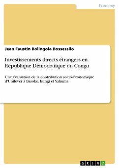 Investissements directs étrangers en République Démocratique du Congo (eBook, PDF)