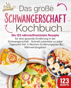 Schwangerschaft Kochbuch: Die 123 nährstoffreichsten Rezepte für eine gesunde Ernährung in der Schwangerschaft - Schnell zubereitet zu jeder Tageszeit! Inkl. 4 Wochen Ernährungsplan & Nährwertangaben (eBook, ePUB) - King, Kitchen