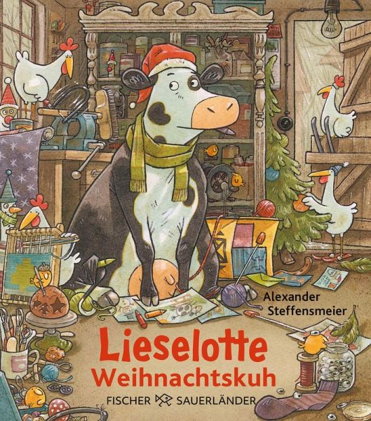 Lieselotte Weihnachtskuh Mini   (Mängelexemplar) Lieselotte Weihnachtskuh Mini   (Mängelexemplar)