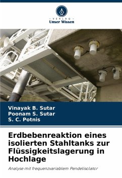 Erdbebenreaktion eines isolierten Stahltanks zur Flüssigkeitslagerung in Hochlage - Sutar, Vinayak B.;Sutar, Poonam S.;Potnis, S. C.