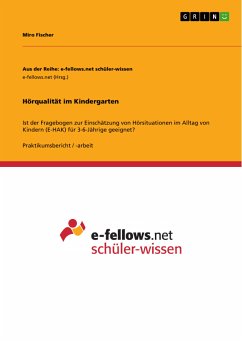 Hörqualität im Kindergarten (eBook, PDF)