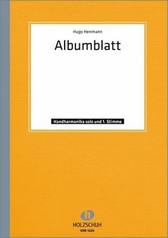 Cover Albumblatt für diatonische Handharmonika 1. und 2. Stimme