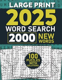 2025 Word Search for Adults Large Print, 2000 Words - Bidden, Laura