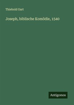Cover Joseph, biblische Komödie, 1540